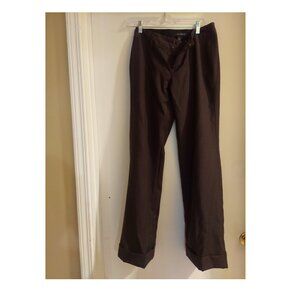 Banana Republic Martin Fit Wool Blend Trousers Brown